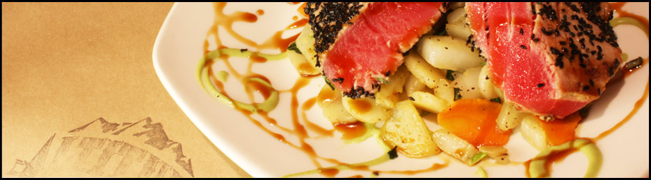 Tuna at Altitude Chophouse in Laramie Wyoming